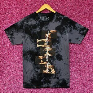 H.E.R. Rnb Retro style Tie dye Tshirt size Small